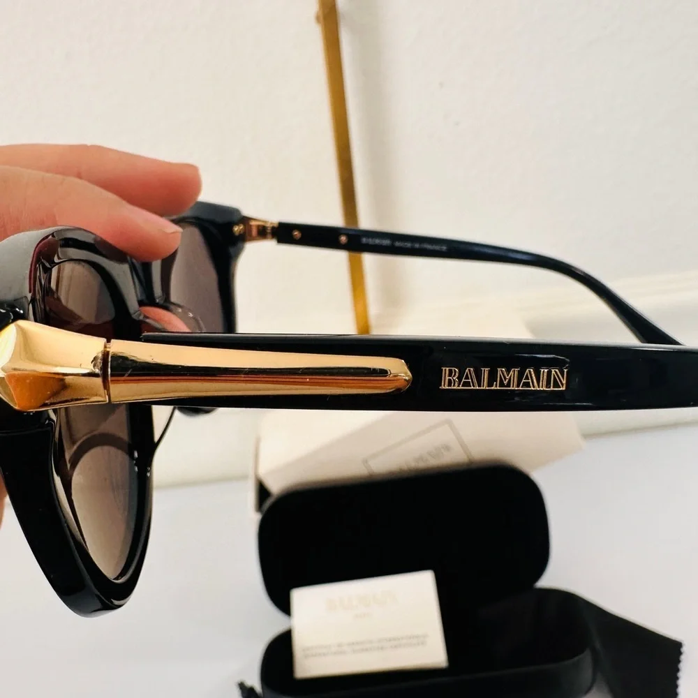 BALMAIN Classic Black Sunglasses